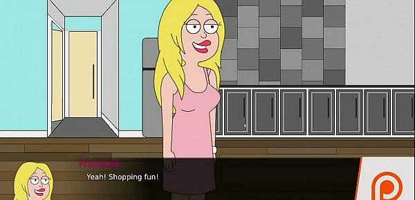  Francine Smith (American Dad) Drops Towel. Happy Monday V1.0